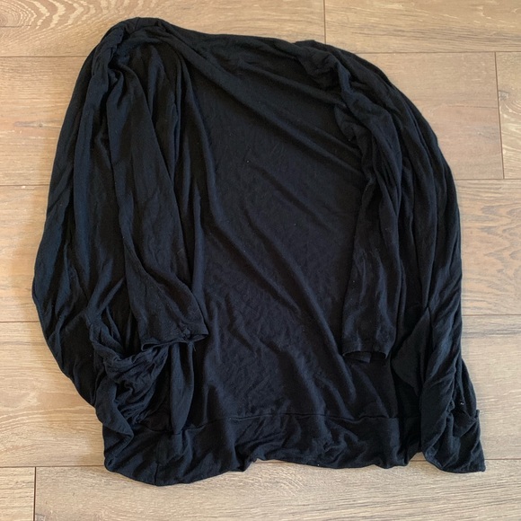 Black Cardigan With Pockets - Picture 2 of 4